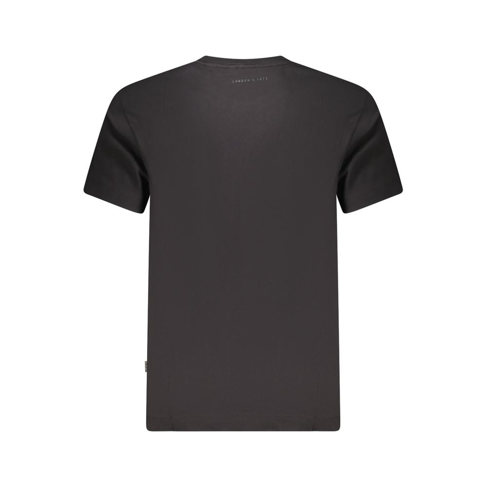 T-shirt homme en coton noir Pepe Jeans