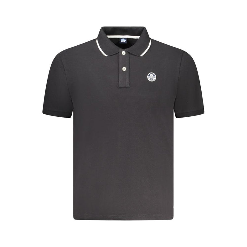 North Sails Zwarte Katoenen Polo Shirt voor Heren