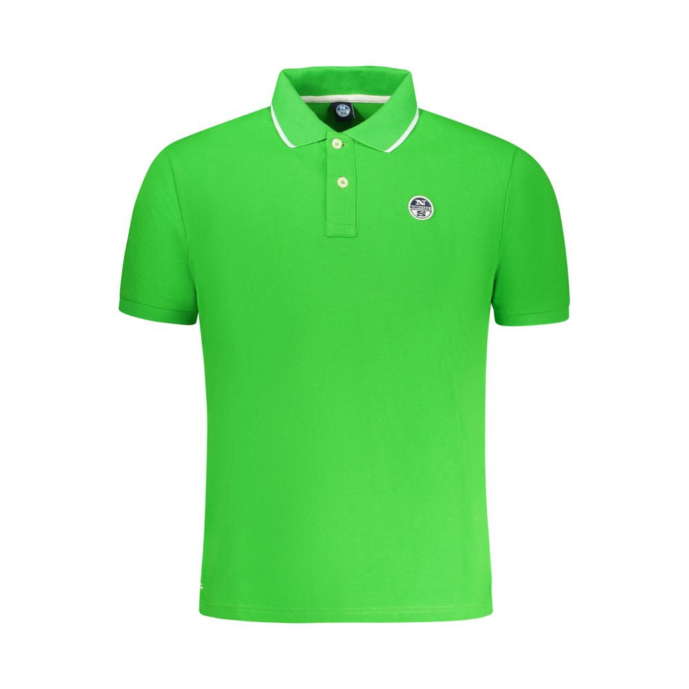 Polo homme en coton vert North Sails
