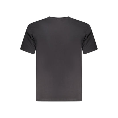 North Sails Black Cotton Men T-Shirt