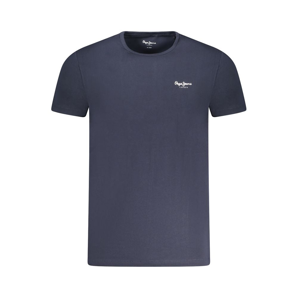 Pepe Jeans T-Shirt Bleu en Coton pour Homme