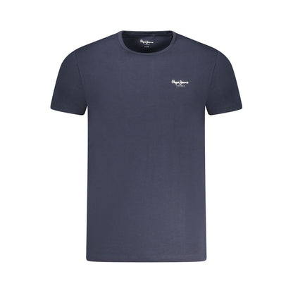 Pepe Jeans T-Shirt Bleu en Coton pour Homme