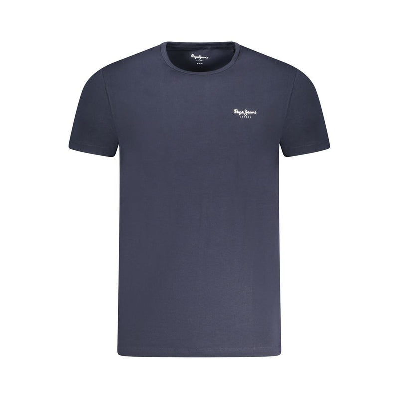 Pepe Jeans Blue Cotton Men T-Shirt - Slim Fit & Stylish