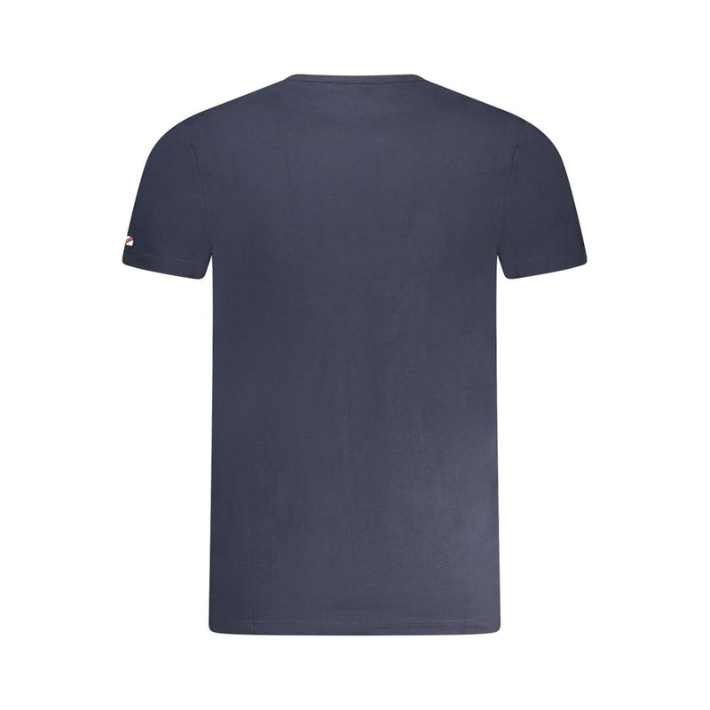 Pepe Jeans Blue Cotton Men T-Shirt - Slim Fit & Stylish