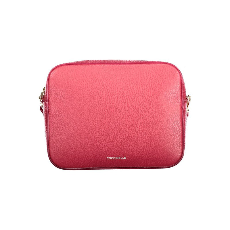 Coccinelle Tebe Red Leather Handbag for Women