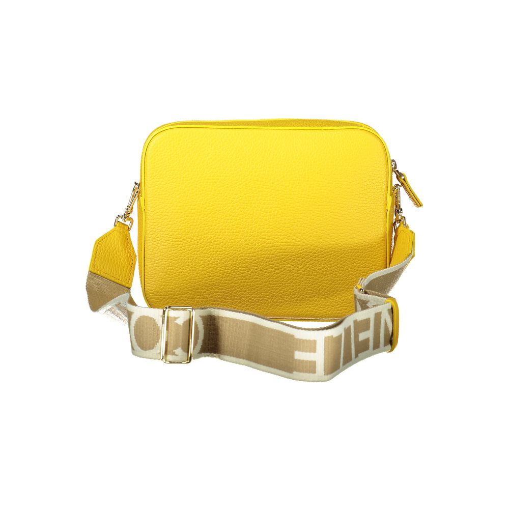 Sac à main Coccinelle en cuir jaune pour femme
