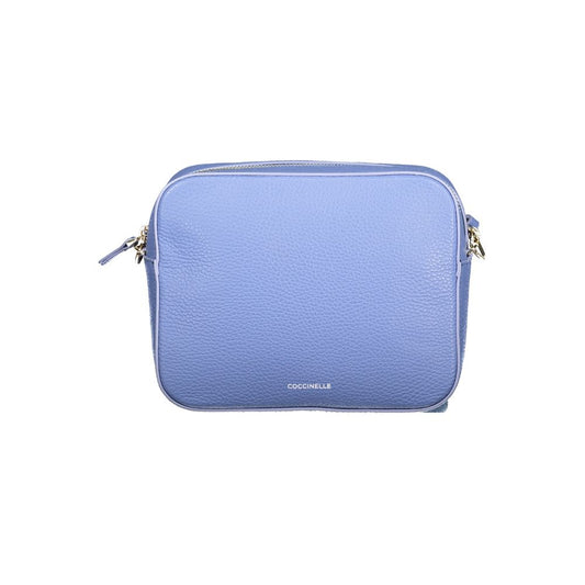 Sac à main Coccinelle en cuir bleu clair pour femme