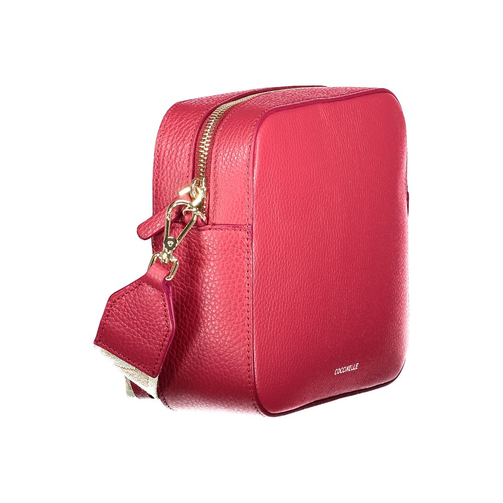 Coccinelle Tebe Red Leather Handbag for Women