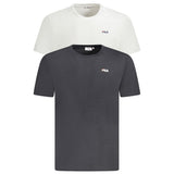 T-shirt homme en coton blanc Fila