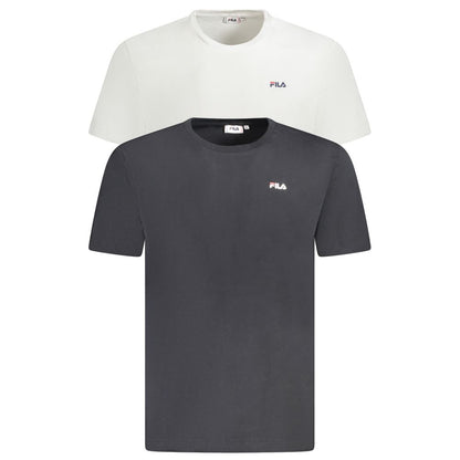 T-shirt homme en coton blanc Fila