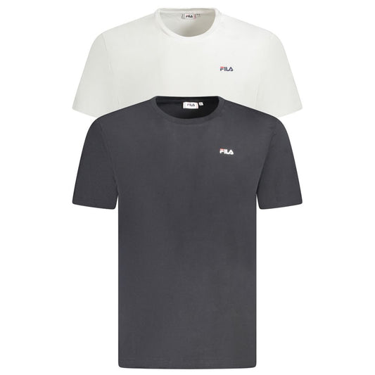 T-shirt homme en coton blanc Fila