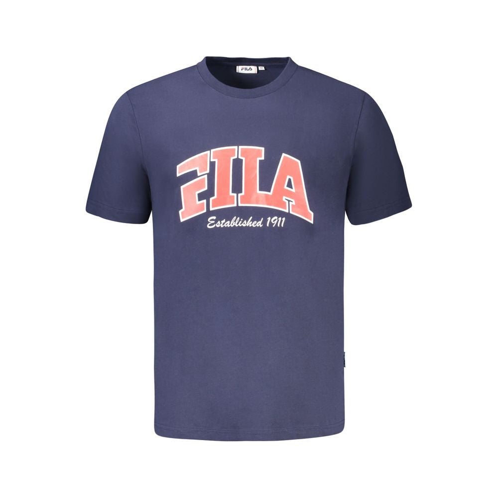 T-shirt homme en coton bleu Fila