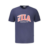 T-shirt homme en coton bleu Fila