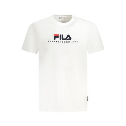 Fila wit katoenen unisex T-shirt