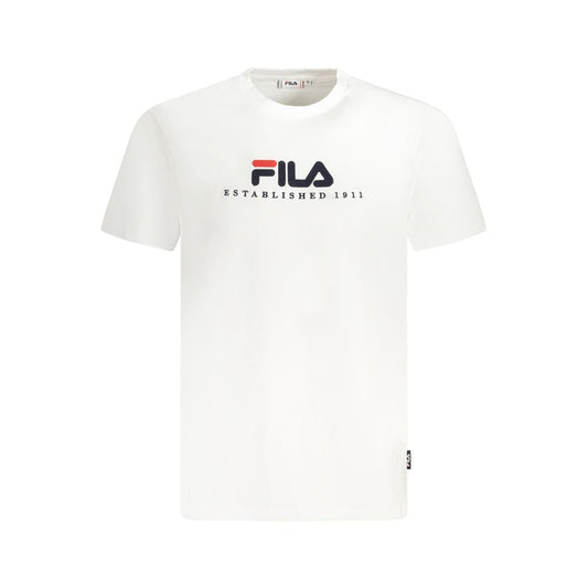 Fila wit katoenen unisex T-shirt