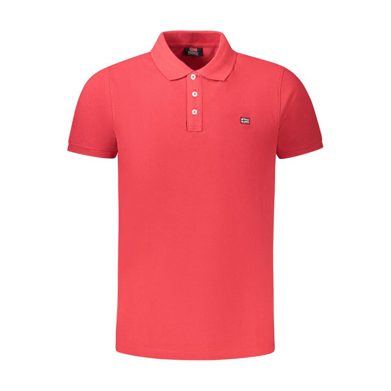 Polo en coton rouge de la Norvège, 1963