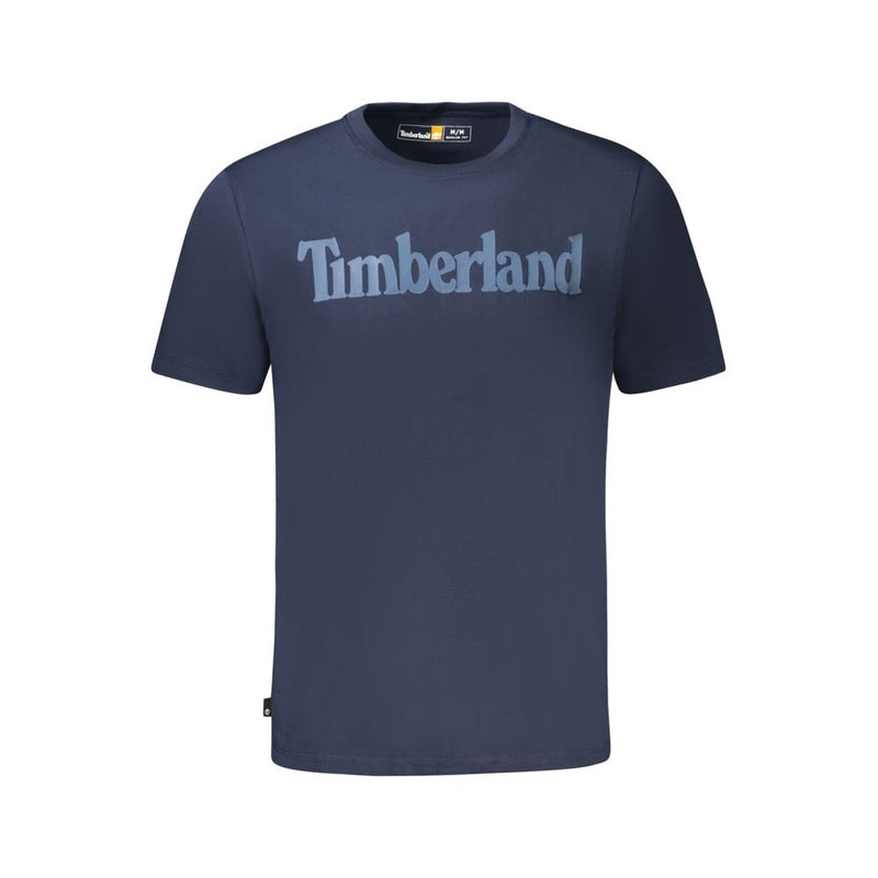 T-shirt en coton bleu Timberland
