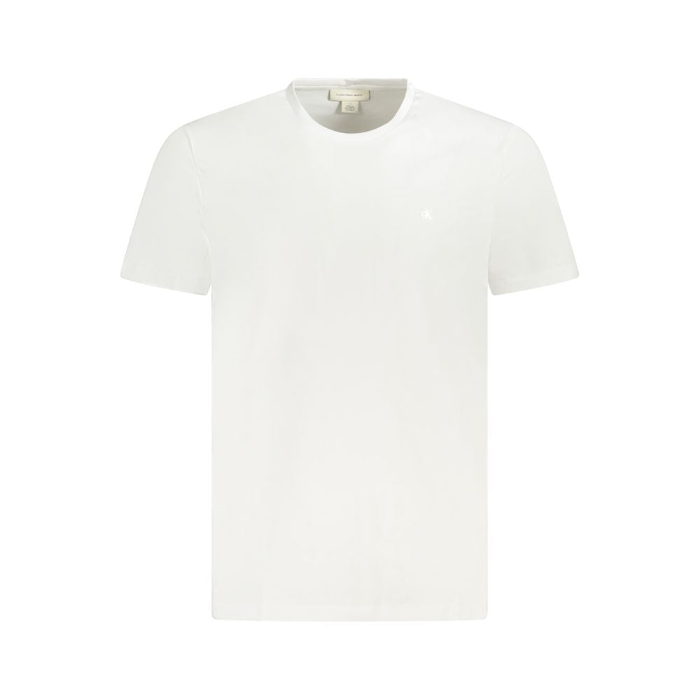T-shirt blanc en coton Calvin Klein
