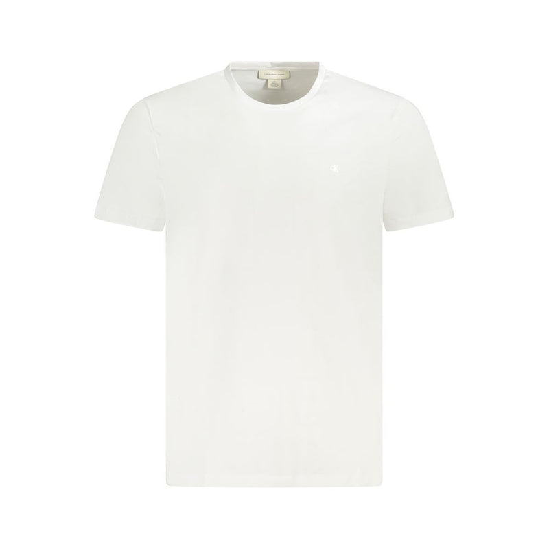 T-shirt blanc en coton Calvin Klein