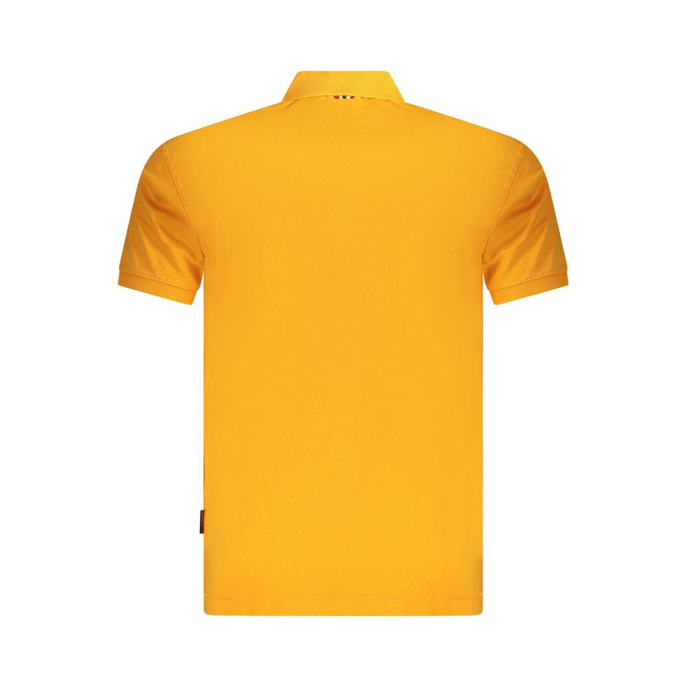 Polo homme en coton orange Napapijri