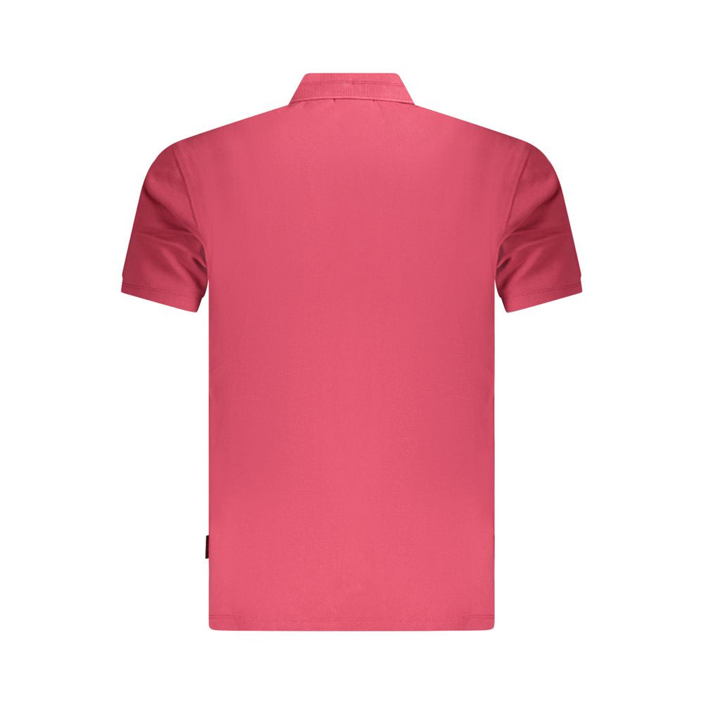 Polo homme en coton rouge Napapijri