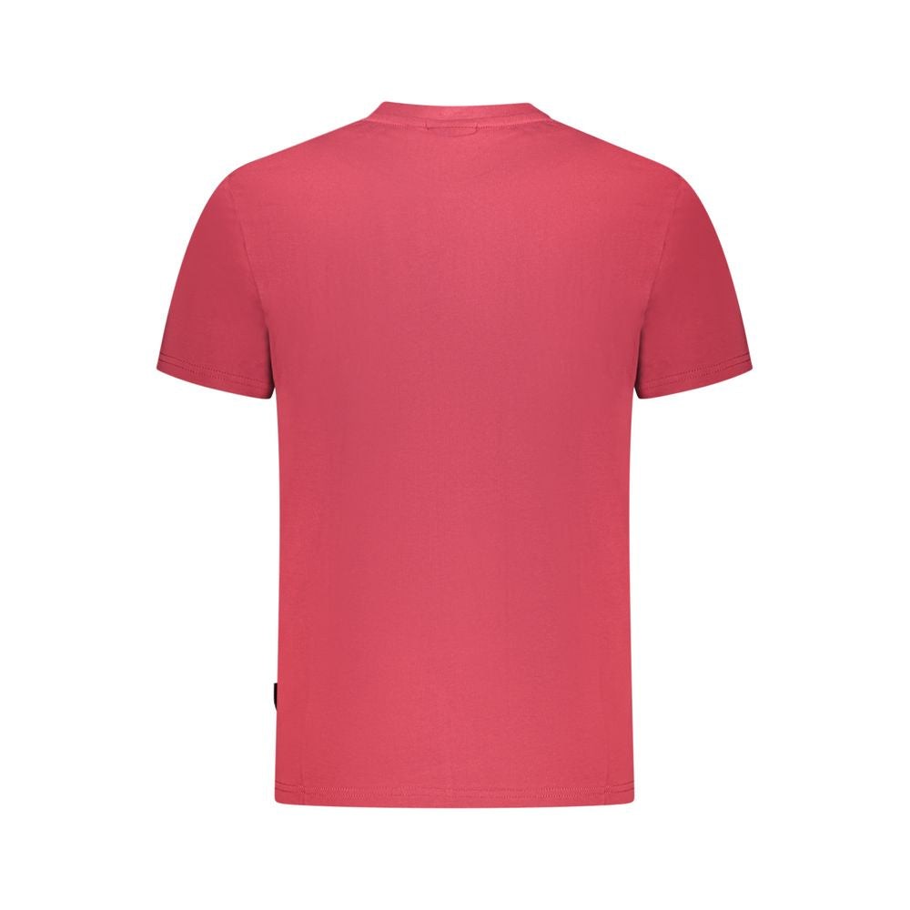 T-shirt homme en coton rouge Napapijri