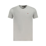 T-shirt Napapijri en coton brun pour homme