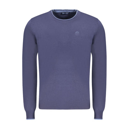 North Sails Blauwe Katoenen Heren Sweater