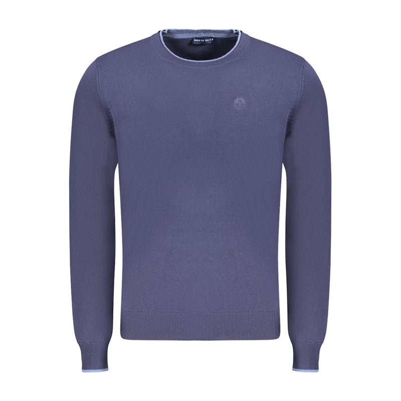 North Sails Blue Cotton Men Sweater