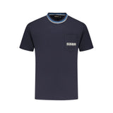 T-shirt en coton bleu Napapijri