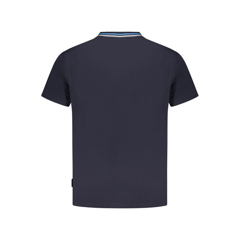 T-shirt en coton bleu Napapijri