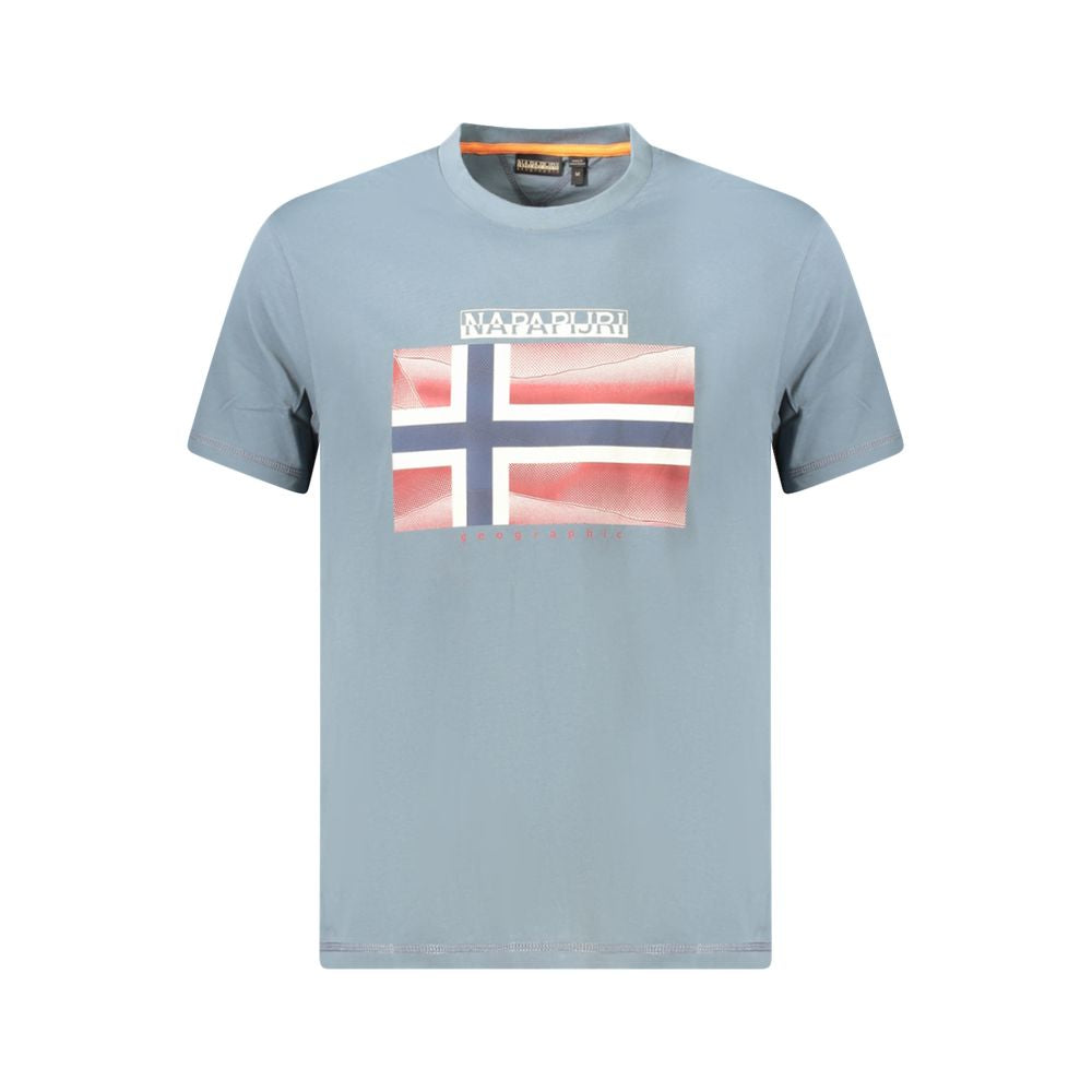 T-shirt Napapijri en coton brun pour homme
