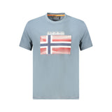 T-shirt Napapijri en coton brun pour homme