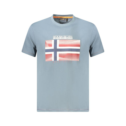 T-shirt Napapijri en coton brun pour homme