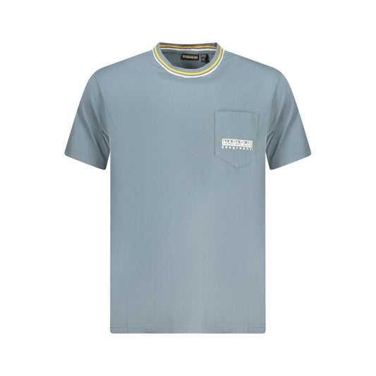 T-shirt Napapijri en coton brun pour homme