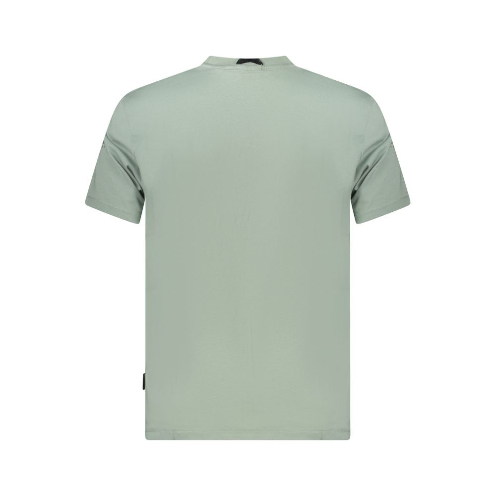 T-shirt homme en coton vert Napapijri