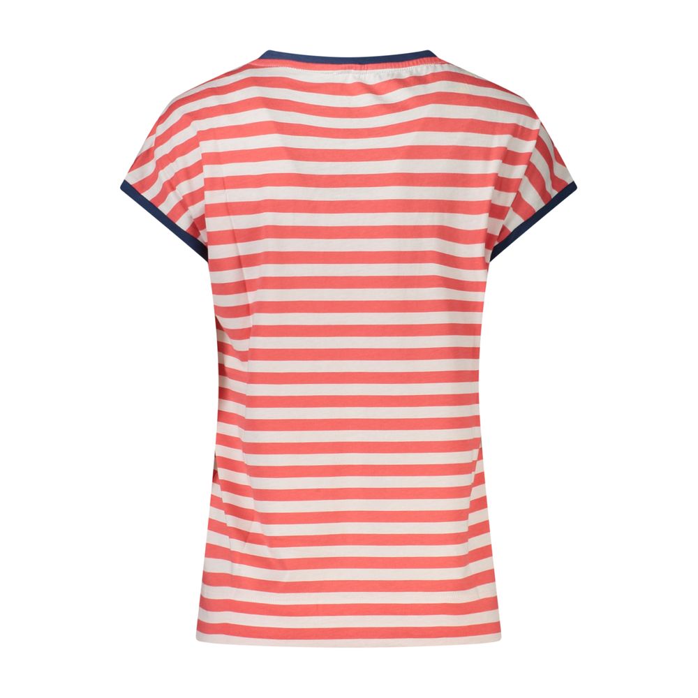North Sails Red Cotton Women T-Shirt - Élégante et Confortable