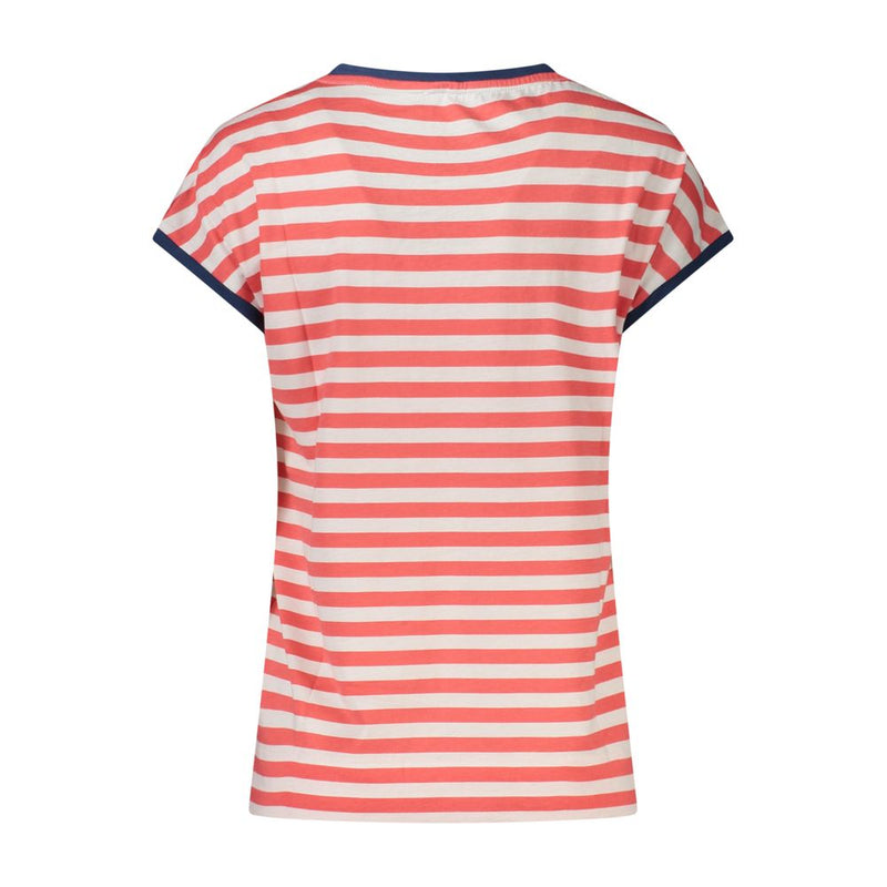North Sails Red Cotton Women T-Shirt - Stylish & Comfortable