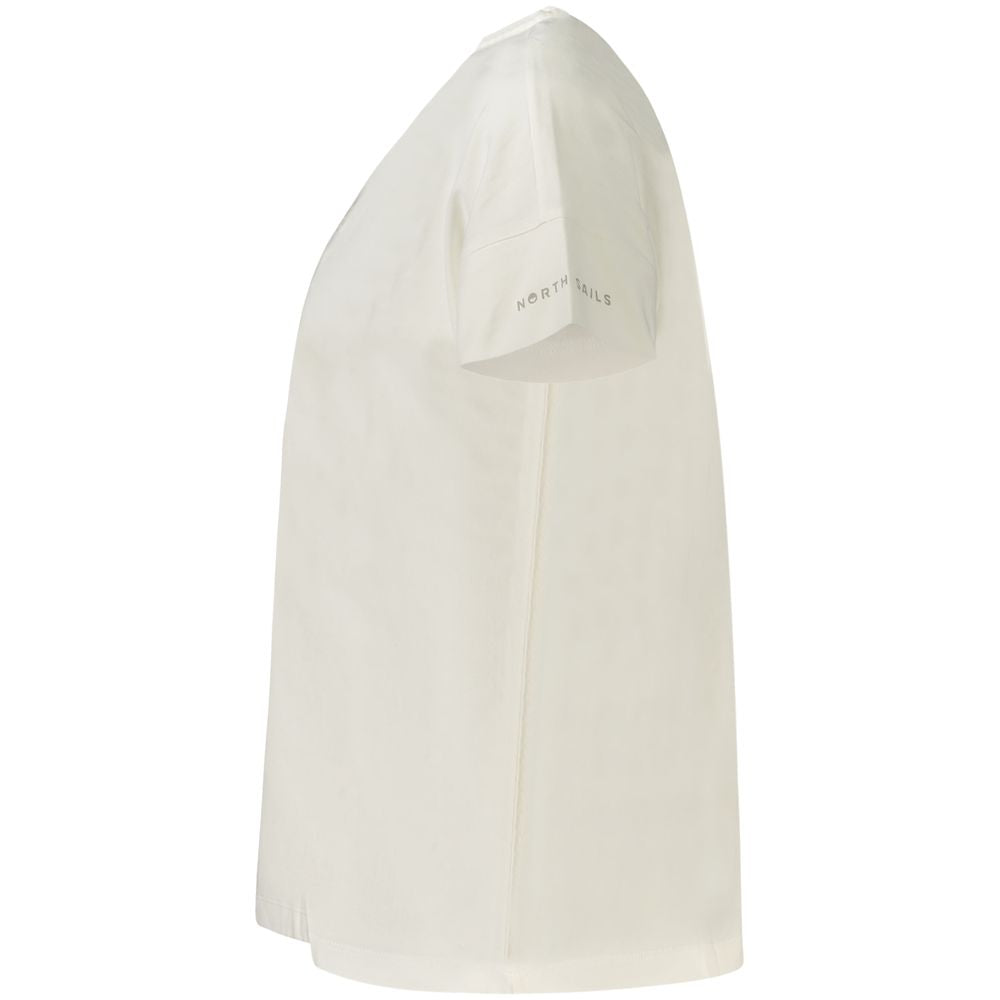T-shirt femme North Sails Bianco en coton