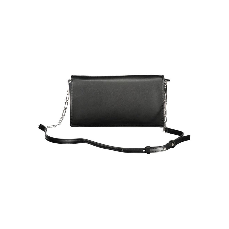 Calvin Klein Black Polyester Handbag - Élégant et Durable