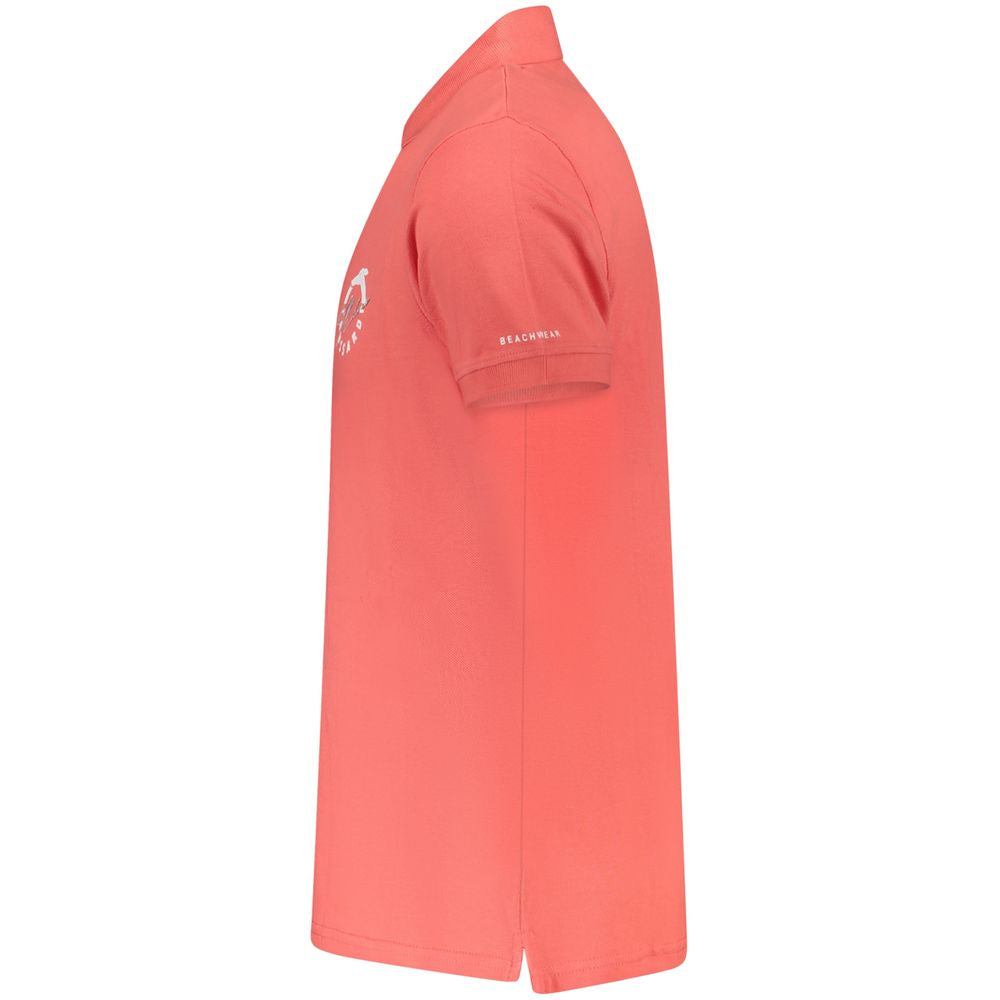 Polo homme en coton rose de Trussardi