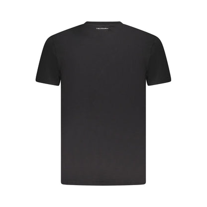 Trussardi Nero Cotton Mens T-Shirt