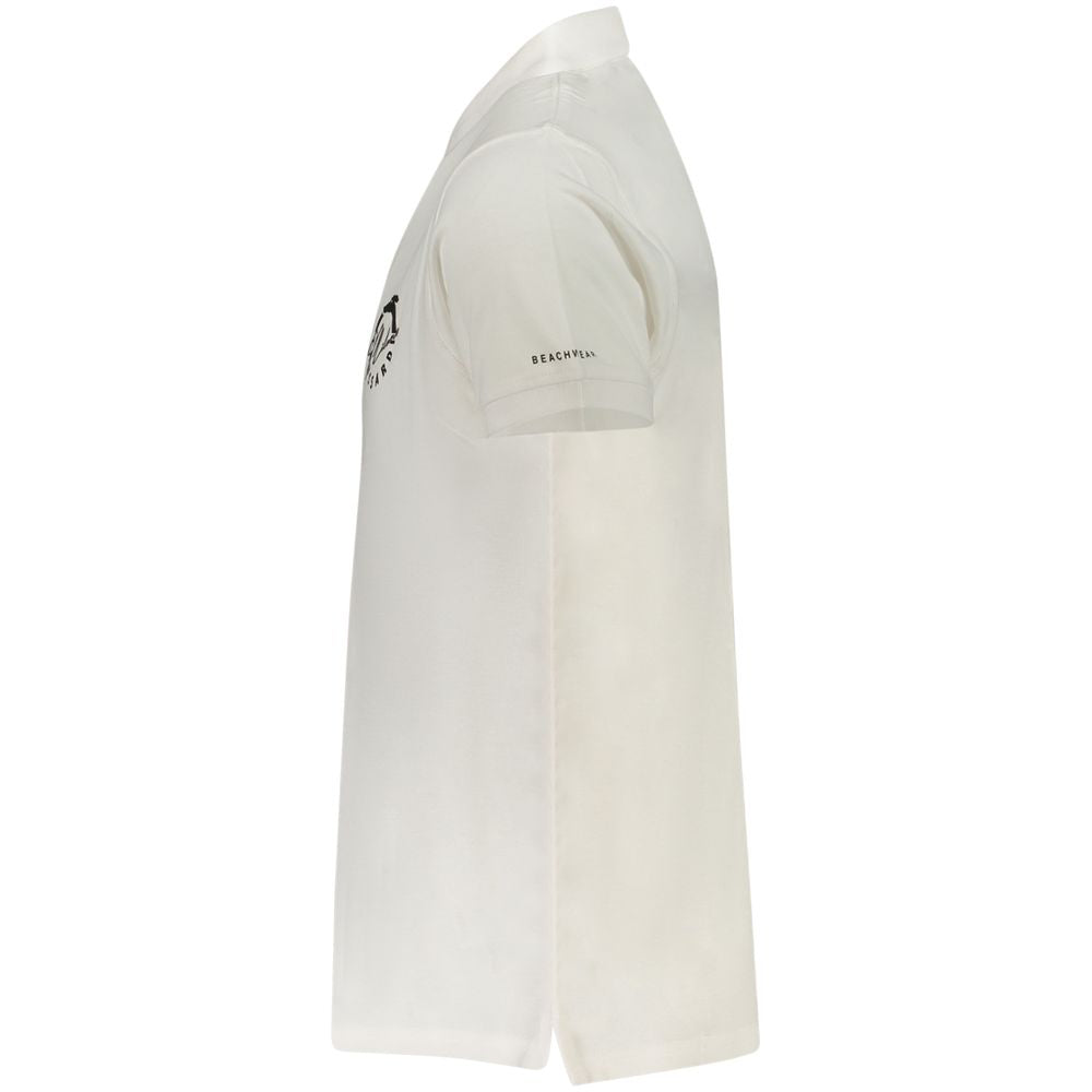 Polo homme en coton blanc de Trussardi