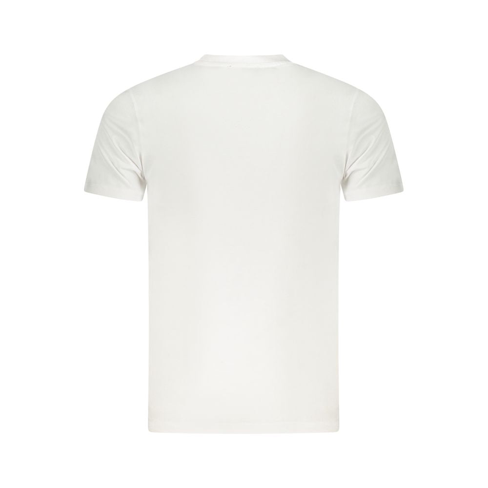 T-shirt homme en coton blanc Cavalli Class