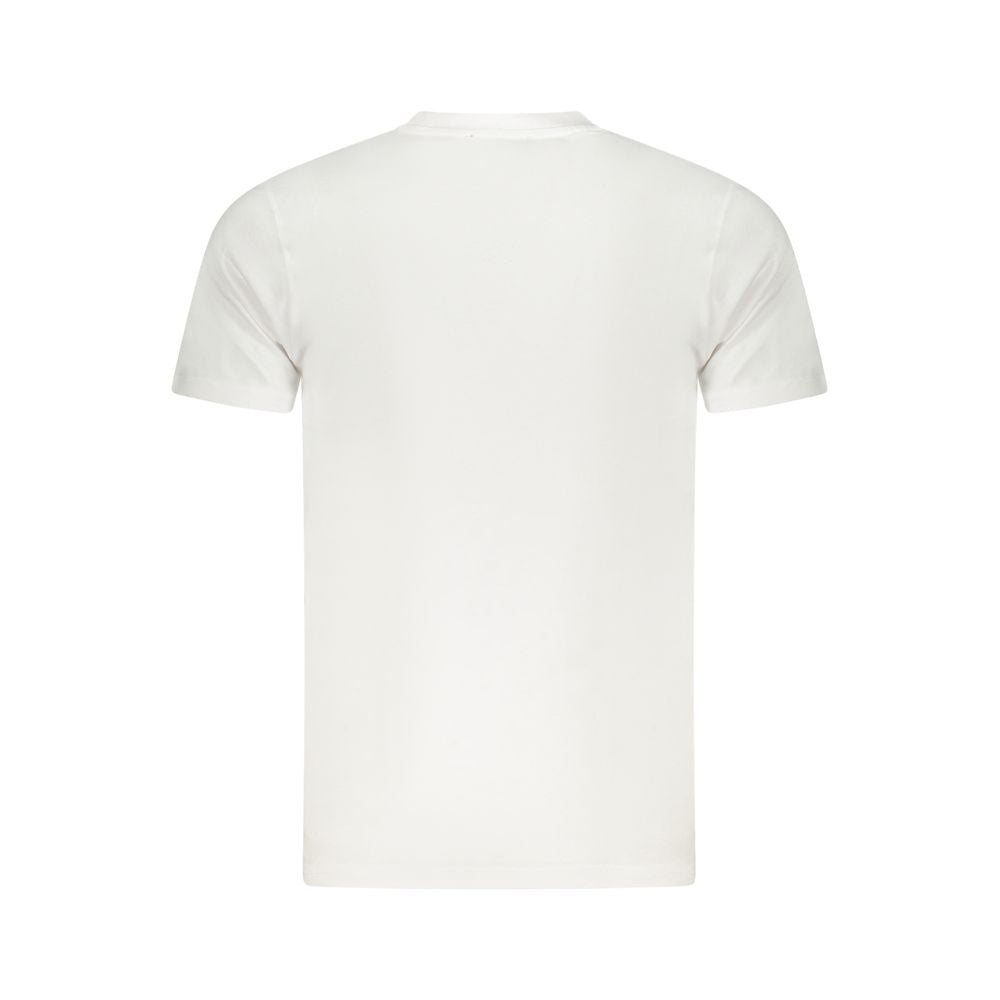 T-shirt homme en coton blanc Cavalli Class