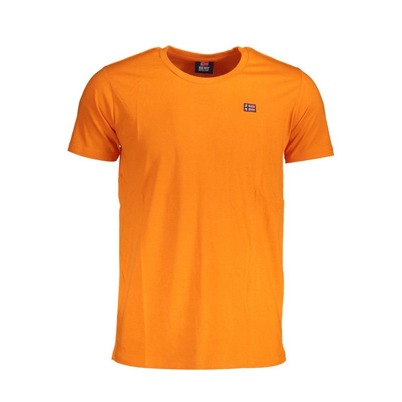 Noorwegen 1963 Oranje Katoenen Heren T-Shirt