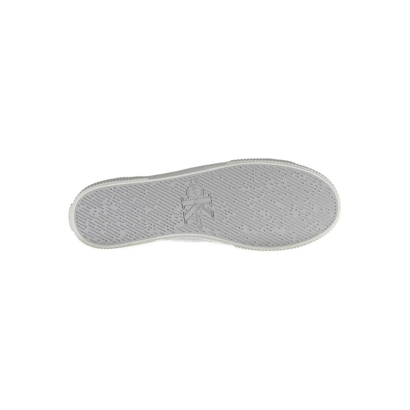 Calvin Klein White Polyester Men Sneaker - Sustainable Style