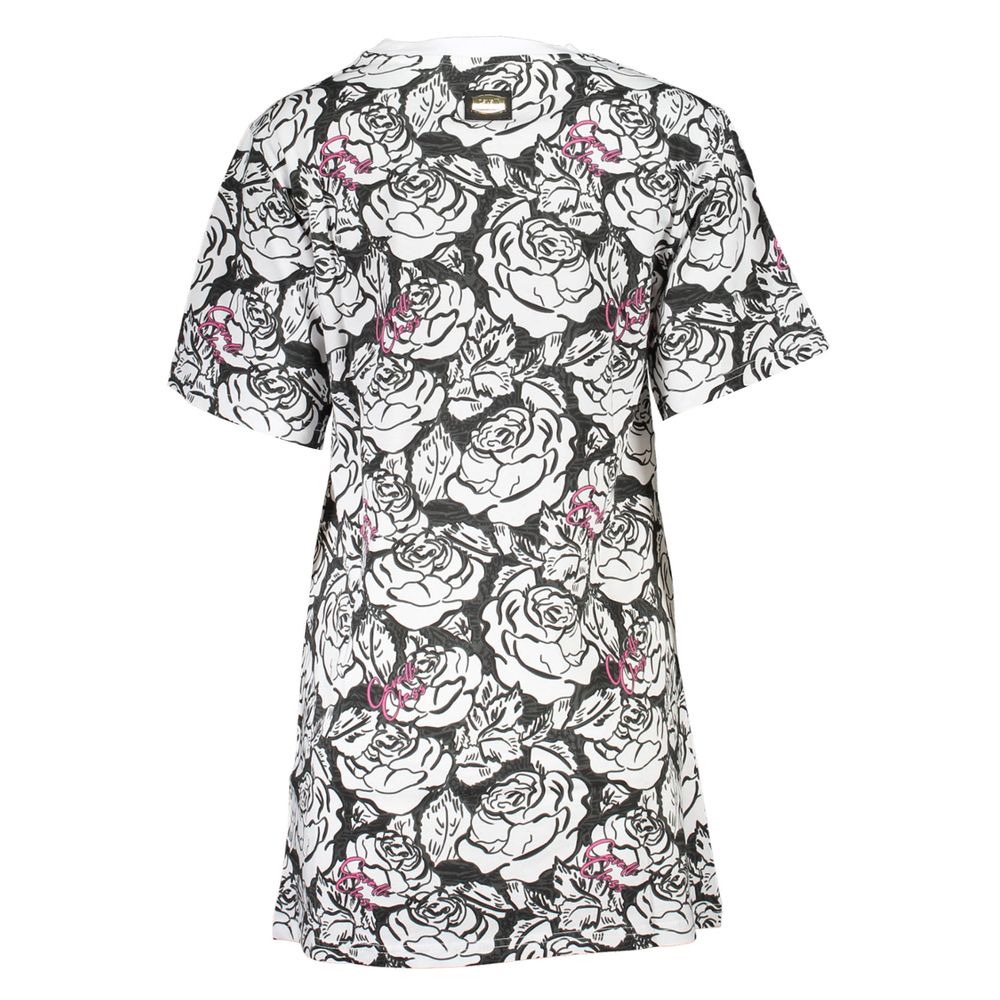 Robe Femme en Coton Blanc Cavalli Class - Élégance Effortless