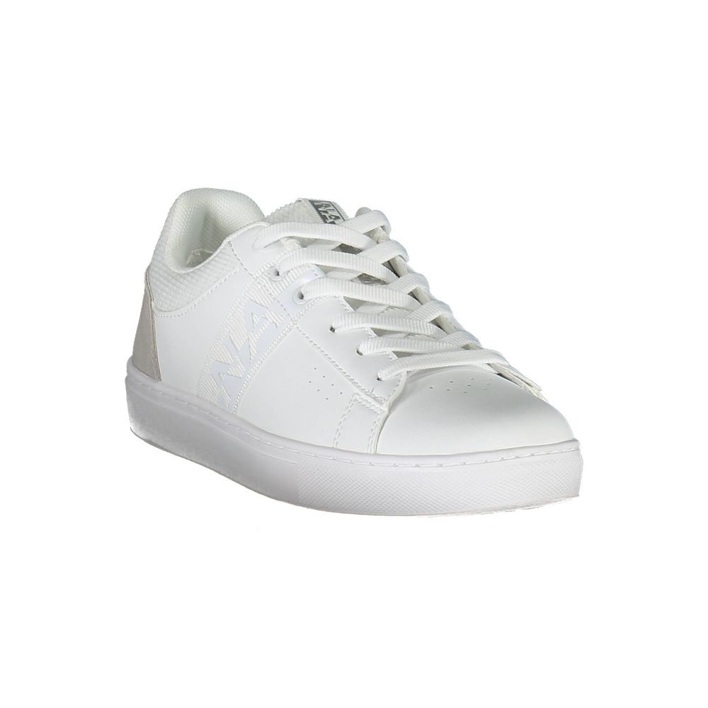 Napapijri White Leather Women Sneaker - Élégance et Fonctionnalité