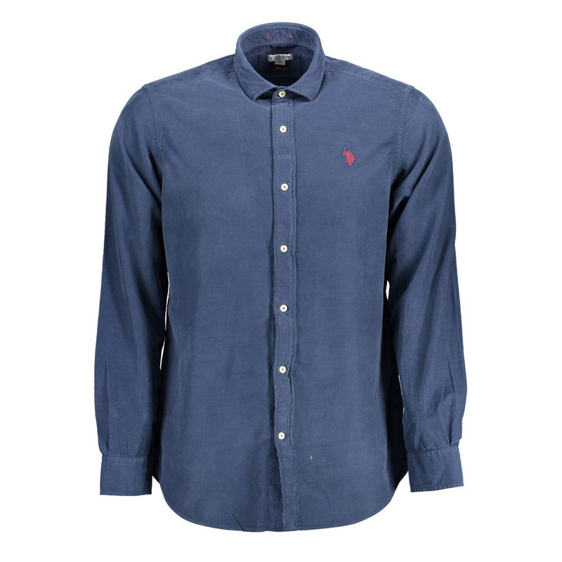 Chemise homme en coton bleu US POLO ASSN.